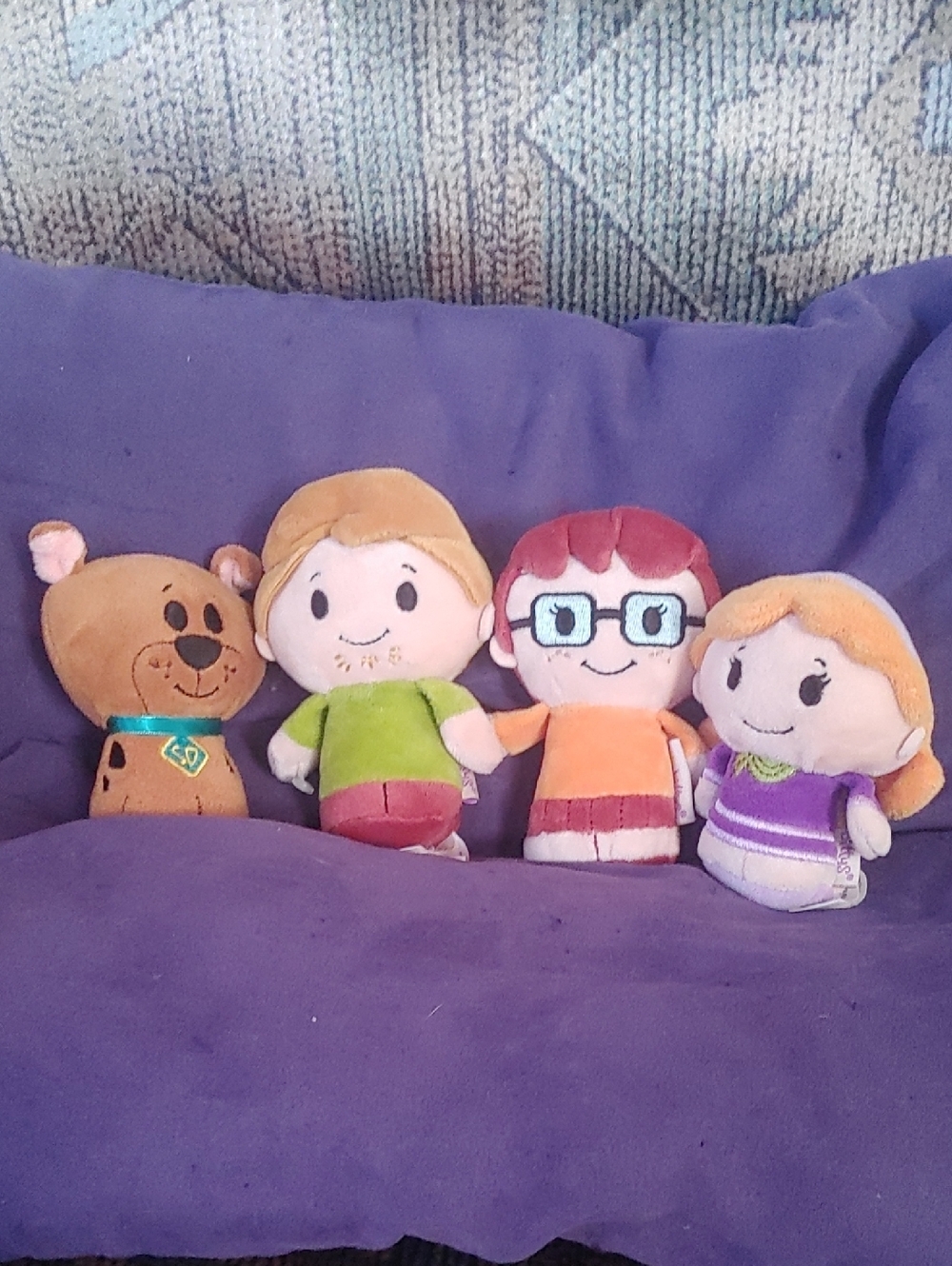 4 Itty Bitty Scooby Doo Plush Characters